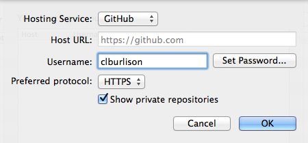 sourcetree github authentication error